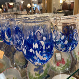 SET OF 6 Kingston Glass Studio "Twisty Cup" Glasses