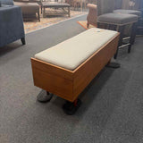 West Elm Mid Century Style Storage Bench