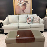 Stressless Leather Ottoman Coffee Table