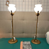 Robert Abbey Brass Candlestick Table Lamp