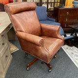 Adjustable Swivel Leather Desk Chair