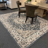 8'x10' Tuscany "Abbey Navy" Area Rug
