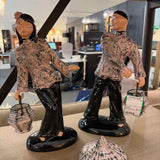 Asian Couple Figurines by Hedi Schoop