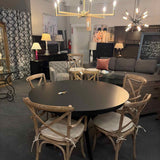 54" R Saloom"K Base" Walnut Dining Table
