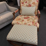 Henredon French Floral Arm Chair