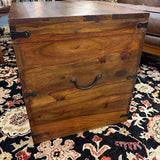 Hardwood Storage End Table