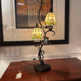 Twin Arm Tiffany Style Lamp