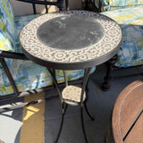 Mosaic Top Metal Plant Stand