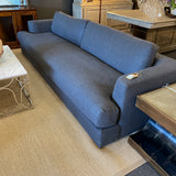 Custom Designer Brand Italian Brushed Wool Sofa