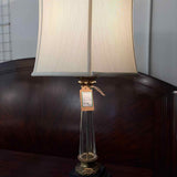 Glass  Base Lamp