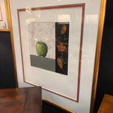 Green Apple & Leaves Framed Art