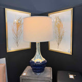 Peacock Feather Art with Gold Frame