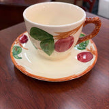AUTUMN COLLECTION - SET OF 13 Vintage Franciscan "Apple" Cups & Saucers