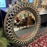 Bassett Resin Framed Round Mirror
