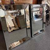 Mirrored Frame Beveled Mirror