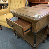 Oak Single Drawer Nightstand
