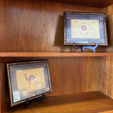 PAIR of Horse & Camel  Framed Art