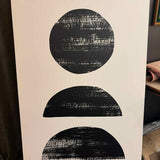 Black & White Abstract Canvas