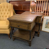 Oak Single Drawer Nightstand