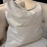 Pair of Ivory Velvet Pillow Covers
