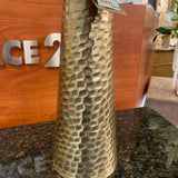 Gold Hammered Metal Table Lamp