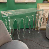 Contemporary Acrylic Console