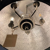 Lumens Pierced Metal Sphere Pendant