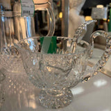 Crystal Gravy Boat with Ladle