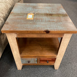 Rustic End Table