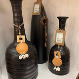 Pair of Black Vases