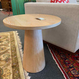 PAIR of Modern Pedestal End Tables