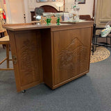 Custom Japanese Rolling Bar Circa 1950's