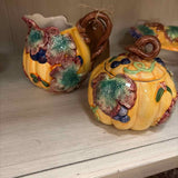 AUTUMN COLLECTION - Fitz and Floyd "Harvest Banquet" Sugar & Creamer