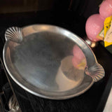 Wilton Armetale Shell Handle Pewter Tray