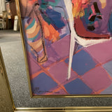 "Corner Cafe" by Issac Maimon Framed Art