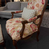 Henredon French Floral Arm Chair