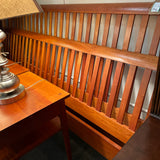 Cherry Wood King Sleigh  Bed