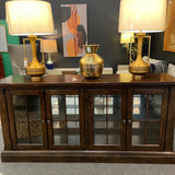 Glass Front Cabinet Buffet
