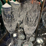 SET OF 6 Waterford "Colleen" Champagne Flutes