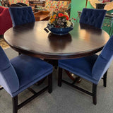 60" Round Pedestal Base Dining Table