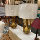 Robert Abbey Gold Metal Urn Table Lamp