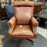 Adjustable Swivel Leather Desk Chair
