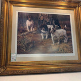 Framed  Hunting Dog Art