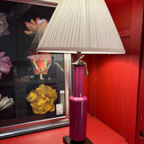 Robert Abbey Raspberry Ceramic Table Lamp